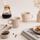 Grey Stripes Ceramic Tea/Coffee Cups (Set of 2)