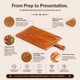Acacia Wood Cutting Board cum Platter