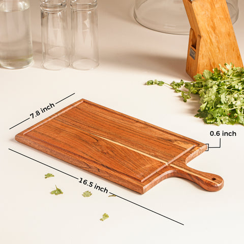 Acacia Wood Cutting Board cum Platter