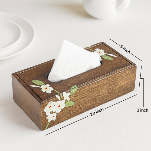 Bella Mango Wood Tissue Box