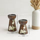 Bella Wooden Candle Stand (Set of 2) without Candles