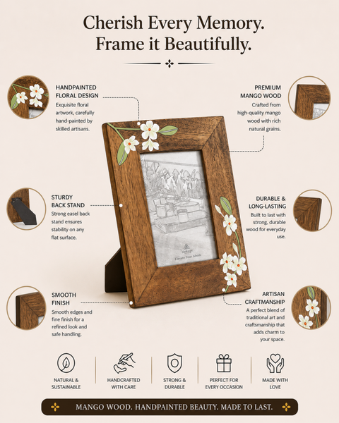 Bella Mango Wood Photo Frame Small (4 x 6)