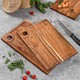 Rectangular Acacia Wood Large Cutting Board - Aurum Crafts