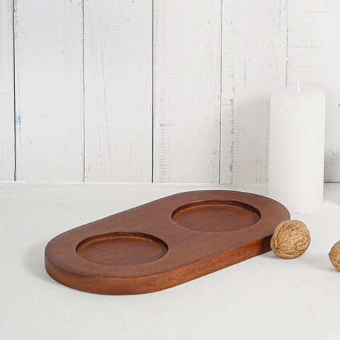 Wooden Serving Tray for Botanica Ceramic Jars - Aurum Crafts