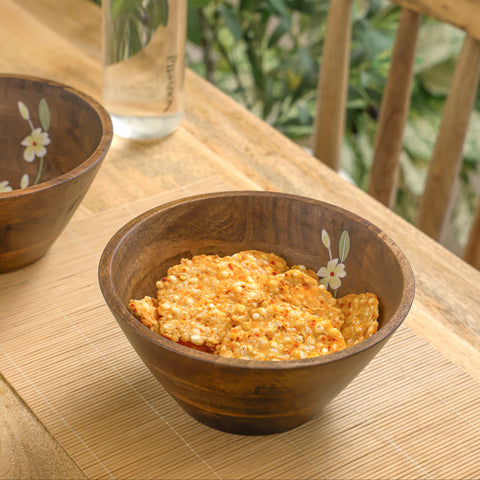 Bella Mango Wood Medium Bowl (8 Inch)