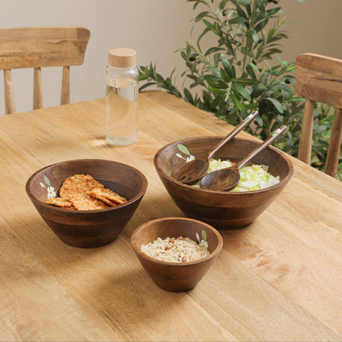 Bella Mango Wood Large/Salad Bowl (11 Inch)