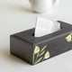 MIRRA Handpainted Wooden Tissue Box