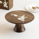 Bella Mango Wood Cake Stand - Aurum Crafts