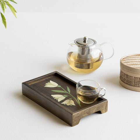 MIRRA Handpainted Wooden Small Tray (New Launch)