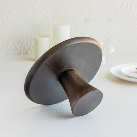 MIRRA Handpainted Wooden Cake Stand