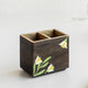MIRRA Handpainted Wooden Cutlery Stand
