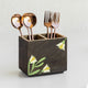 MIRRA Handpainted Wooden Cutlery Stand