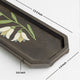 MIRRA Handpainted Wooden Sleek Platter