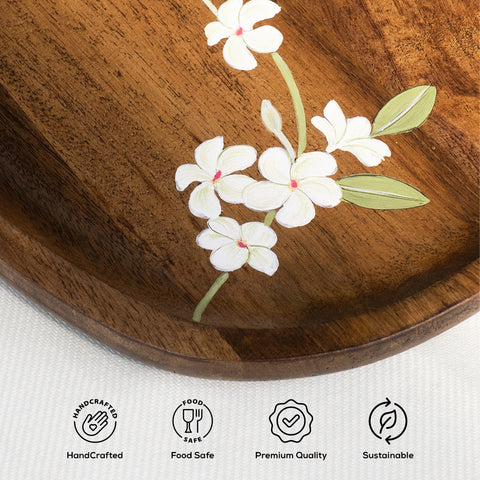 Bella Mango Wood Oval Platter