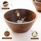 Bella Mango Wood Bowls - (Set of 3) with Spoon