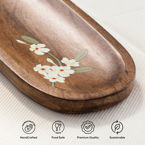 Bella Mango Wood Sleek Platter