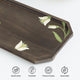 MIRRA Handpainted Wooden Snack Platter cum Small Tray