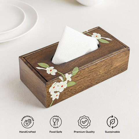 Bella Mango Wood Tissue Box
