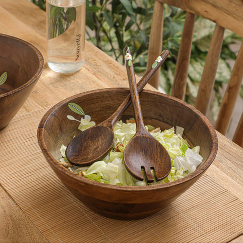 Bella Mango Wood Large/Salad Bowl (11 Inch)