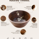 Bella Mango Wood Large/Salad Bowl (11 Inch)