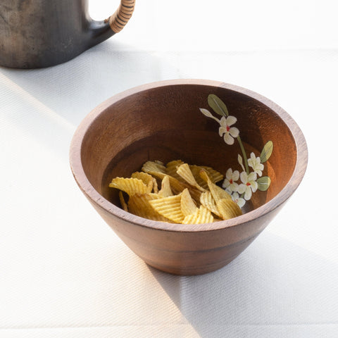 Bella Mango Wood Snack/Small Bowl - Aurum Crafts