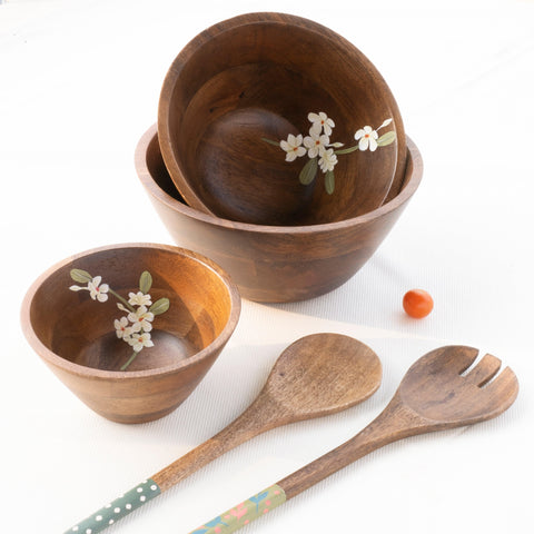 Bella Mango Wood Snack/Small Bowl - Aurum Crafts